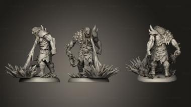 Military figurines White wirewolf Mountain giant 05 3d model