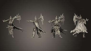 Military figurines White wirewolf Skeleton King 02 3d model
