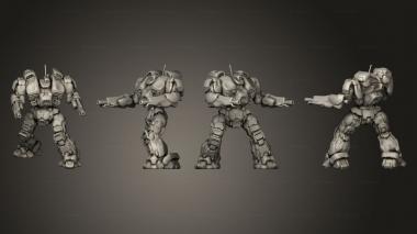Military figurines WHM IIC 1 4 3d model