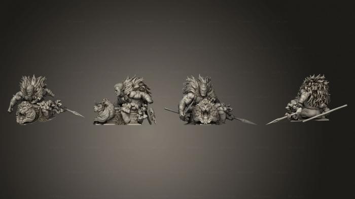 Military figurines (Wicked Kraven Hunter Statue, STKW_14941) 3D models for cnc