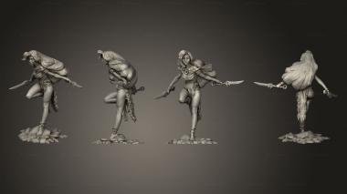 Military figurines Wildling Princess Dagger 3d model