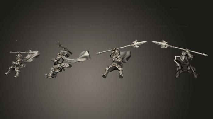 Military figurines (Wind Knights Pegasus, STKW_14956) 3D models for cnc