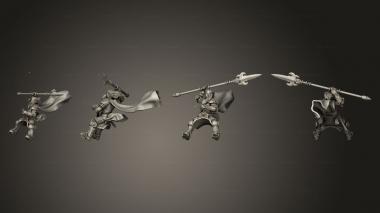 Military figurines Wind Knights Pegasus 3d model