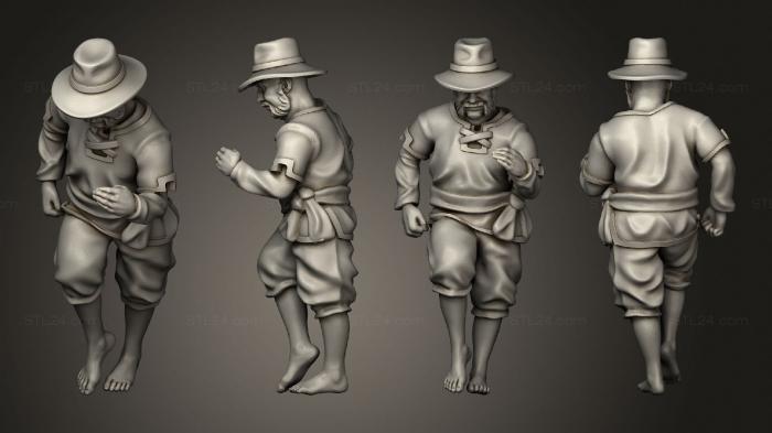 Military figurines (Winemakers davilschik, STKW_14958) 3D models for cnc
