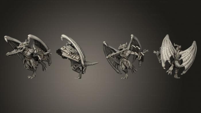 Military figurines (Winged Kobold Tribe Sword, STKW_14961) 3D models for cnc