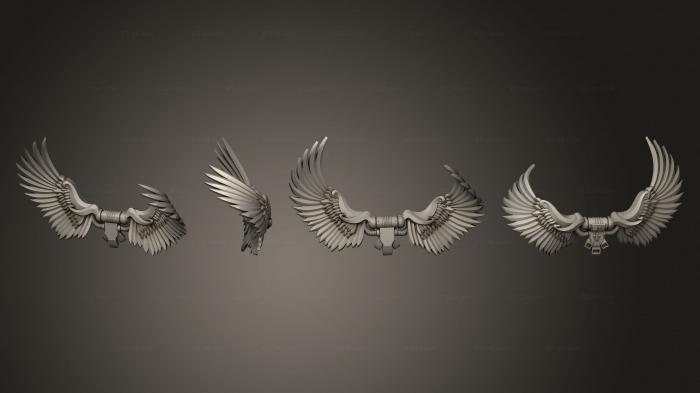 Military figurines (Wings  Flying Nun 001, STKW_14963) 3D models for cnc