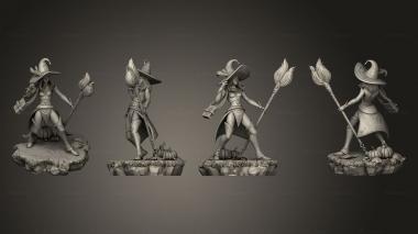 Military figurines Witch Freescale 3d model
