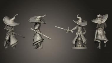 Military figurines Witchblade 008 3d model