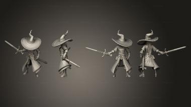 Military figurines Witchblade 01 3d model