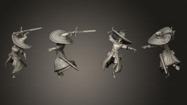 Military figurines Witchblade 05 3d model