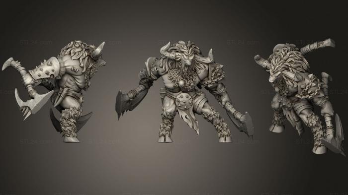 Military figurines (Minotaur 2, STKW_1500) 3D models for cnc