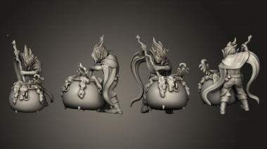 Military figurines Wizard s Guild Apprentice 03 3d model