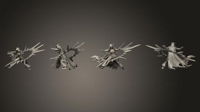 Military figurines (Wizard s Guild Sel Zelian Combat Mage, STKW_15019) 3D models for cnc
