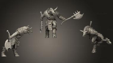 Military figurines MMM Awaken the Beast Minotaur 3d model