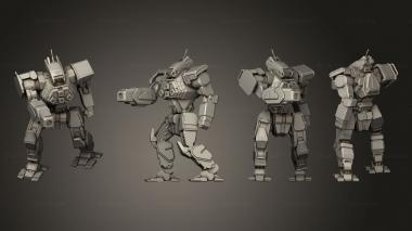Military figurines WLF 1 P 3 3d model