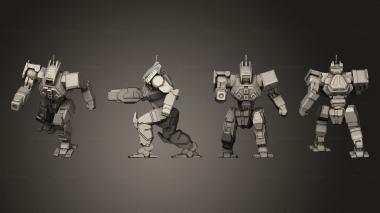 Military figurines WLF 1 P 3d model