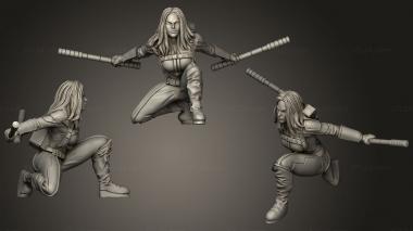 Military figurines Mockingbird A 3d model