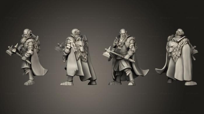 Military figurines (Wolf Knigth Champion Body, STKW_15031) 3D models for cnc