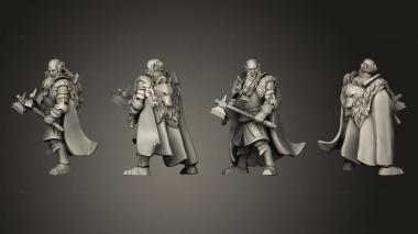 Military figurines Wolf Knigth Champion Body 3d model