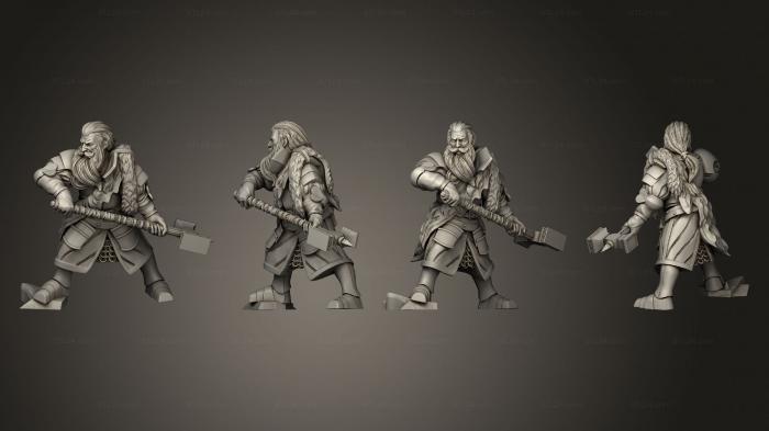 Military figurines (Wolf Knigth 01, STKW_15034) 3D models for cnc