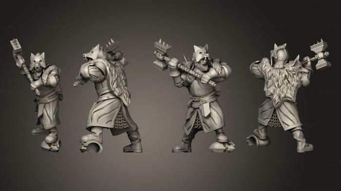 Military figurines (Wolf Knigth 05, STKW_15038) 3D models for cnc