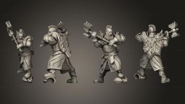 Military figurines Wolf Knigth 06 3d model
