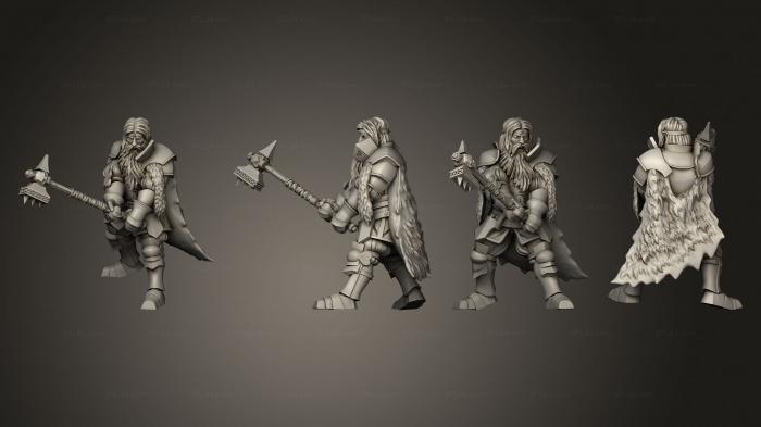 Military figurines (Wolf Knigth 07, STKW_15040) 3D models for cnc