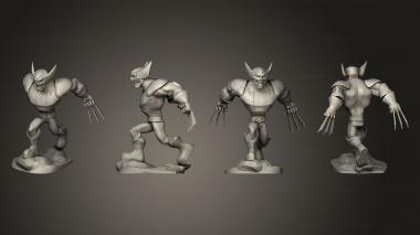 Military figurines Wolverine 3d model