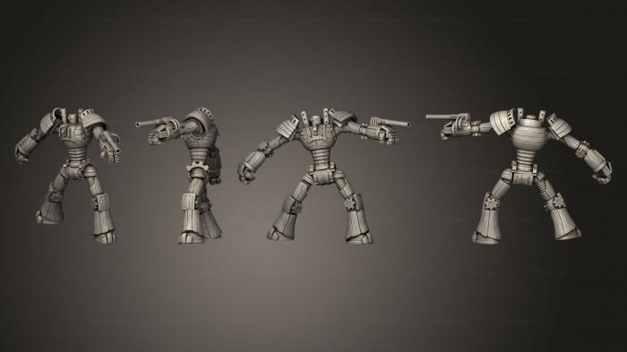Military figurines (Wood Construct Shooting Large, STKW_15066) 3D models for cnc