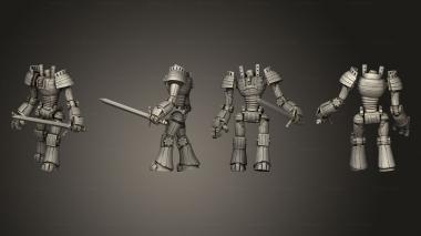 Military figurines Wood Construct Sword Large 3d model