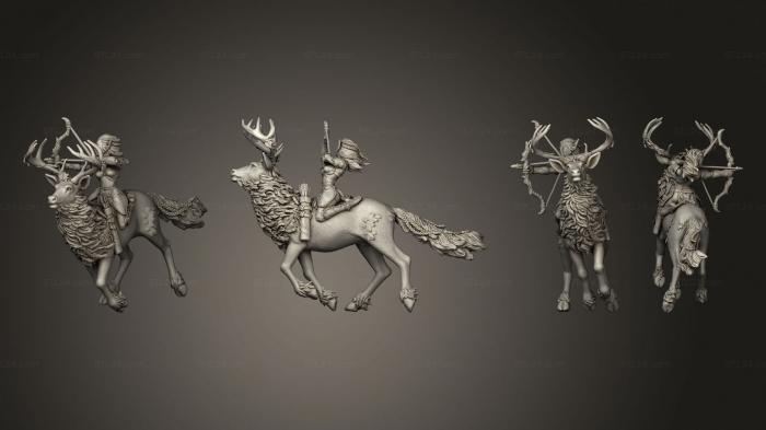 Military figurines (Wood Elf  08, STKW_15073) 3D models for cnc