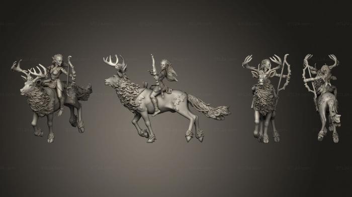 Military figurines (Wood Elf  09, STKW_15074) 3D models for cnc