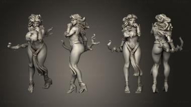 Military figurines Wood elf pin up 3d model
