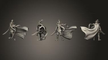 Military figurines Wood Elves Garrison 3d model
