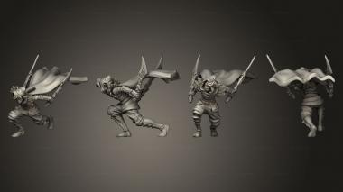 Military figurines Wood Elves Scout Regiment 02 3d model