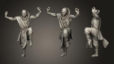 Military figurines MONK(repaired) 3d model