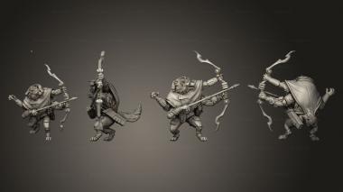 Military figurines Worgrulls voxar 3d model