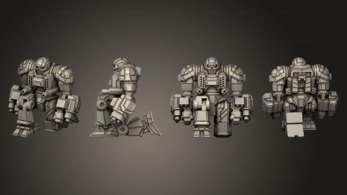 Military figurines (worldbearer 03, STKW_15110) 3D models for cnc