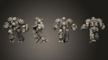 Military figurines worldbearer 05 3d model