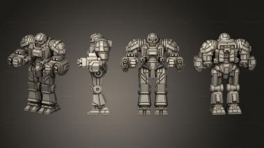 Military figurines worldbearer 06 3d model