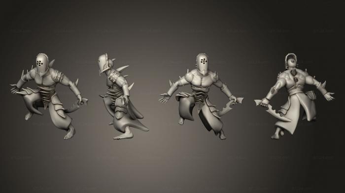 Military figurines (Wracked Warrior Mask 01, STKW_15114) 3D models for cnc