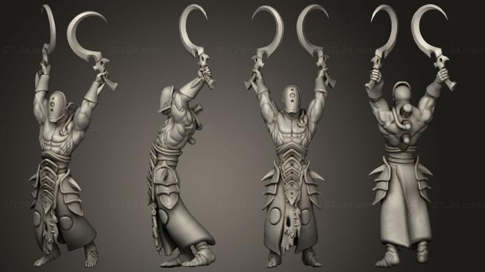 Military figurines (Wracked Warrior Mask 02, STKW_15115) 3D models for cnc