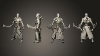 Military figurines Wracked Warrior Mask 03 3d model
