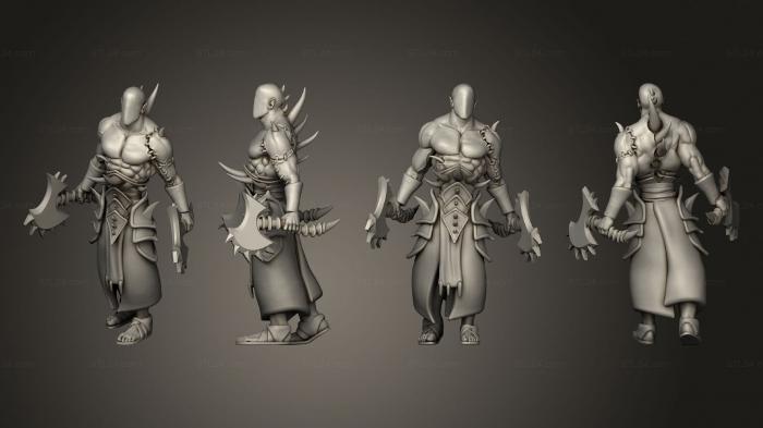 Military figurines (Wracked Warrior Mask 04, STKW_15117) 3D models for cnc