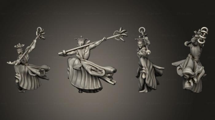 Military figurines (Wukong Journey to the West Tripitaka Pose 2 scale, STKW_15138) 3D models for cnc