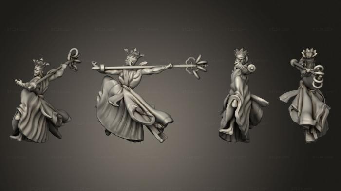 Military figurines (Wukong Journey to the West Tripitaka Pose 2, STKW_15139) 3D models for cnc