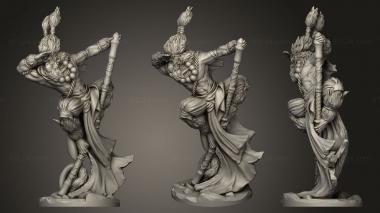 Military figurines Monkey King 3d model
