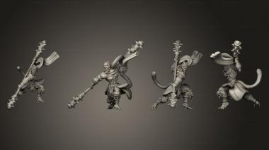 Military figurines Wukong Journey to the West Wu Kong Pose 3 3d model