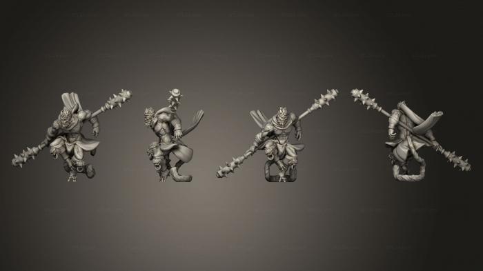 Military figurines (Wukong Journey to the West Wukong Pose 2, STKW_15143) 3D models for cnc