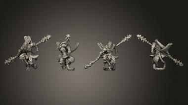 Military figurines Wukong Journey to the West Wukong Pose 2 3d model